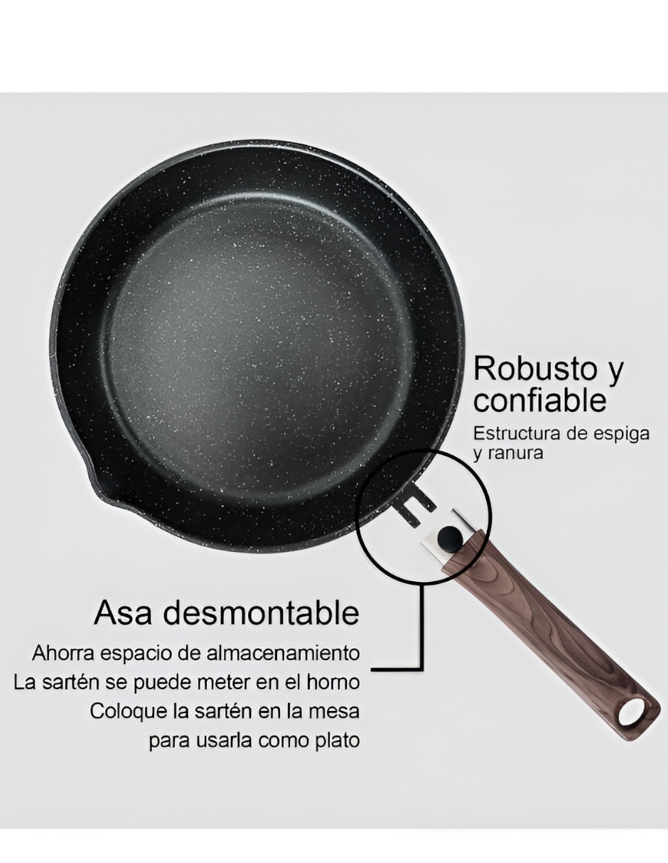 Sartén de aluminio 1 pieza 2
