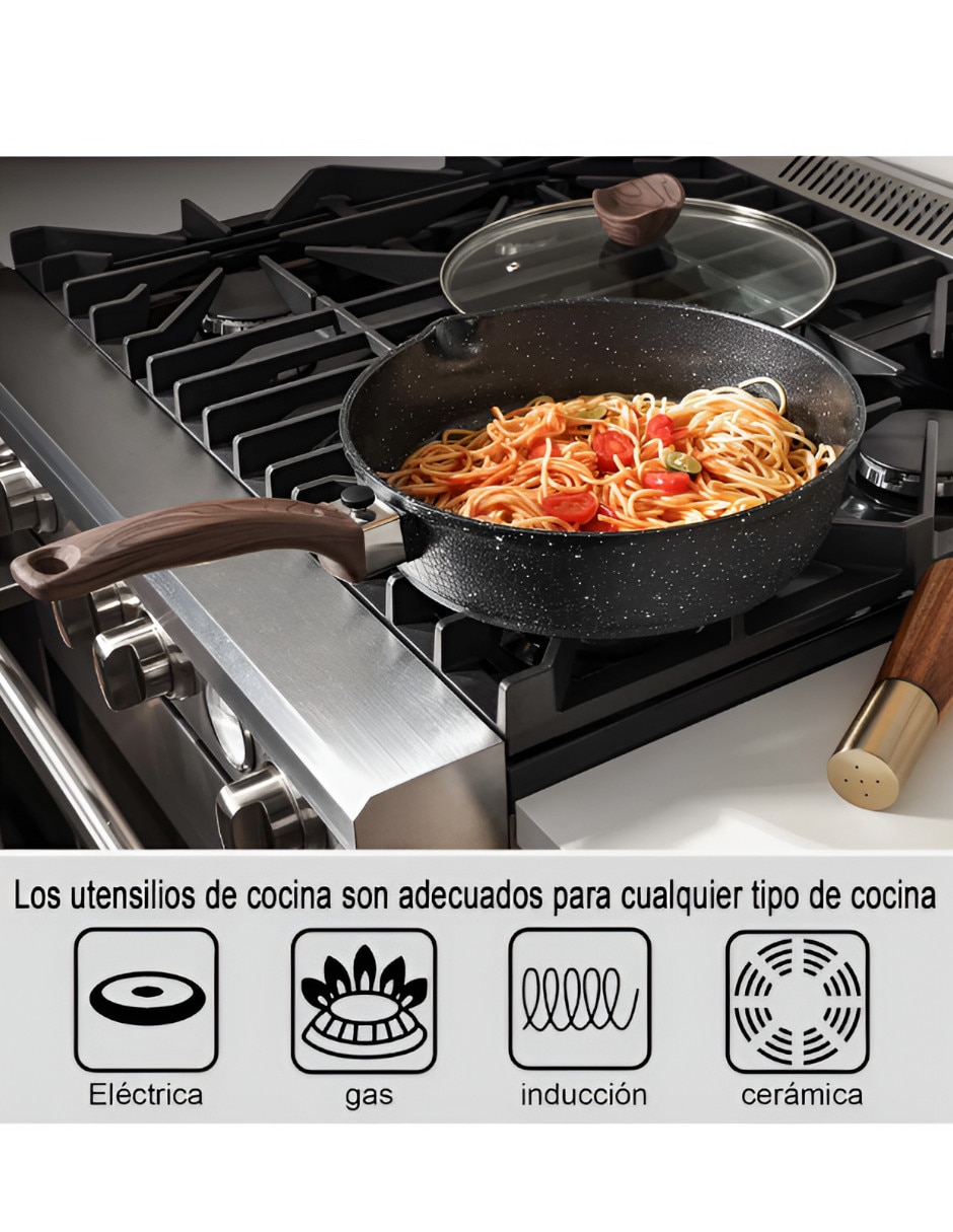Sartén de aluminio 1 pieza 3