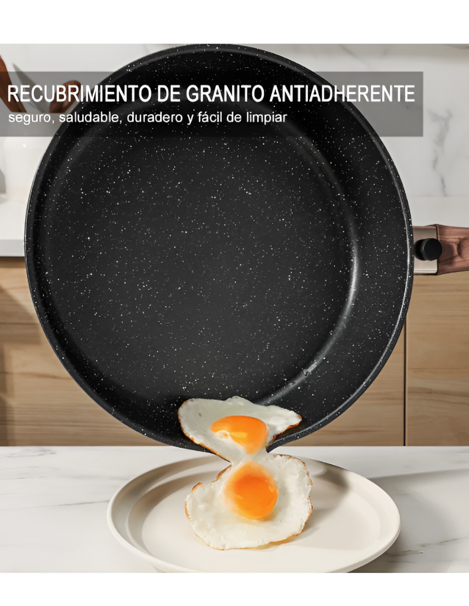 Sartén de aluminio 1 pieza 4