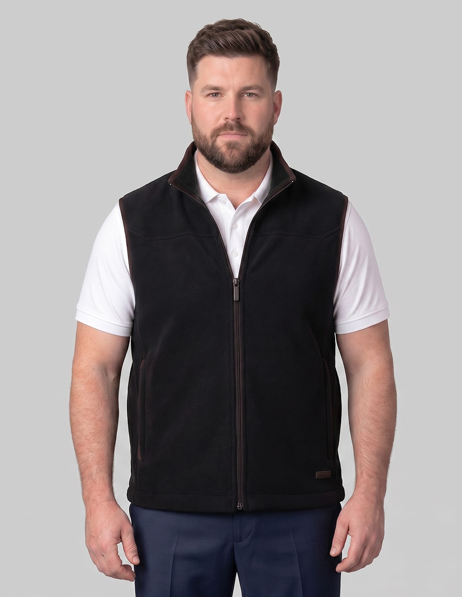 Chaleco polar fleece con bolsillos para hombre 1