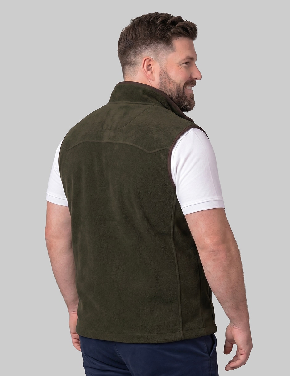 Chaleco greenlander polar fleece con bolsillos para hombre