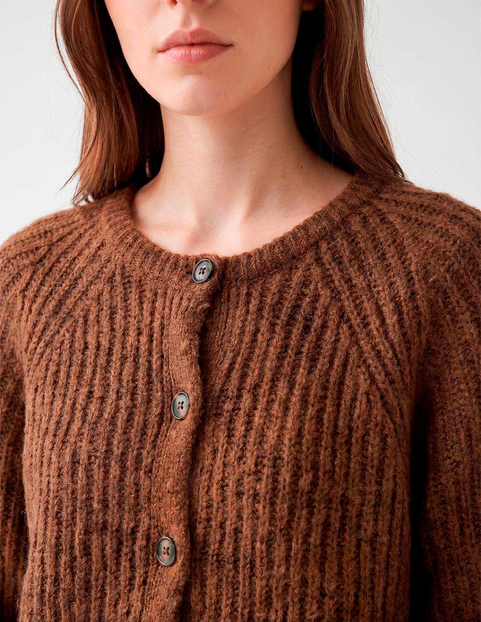 Suéter cuello redondo para mujer 2