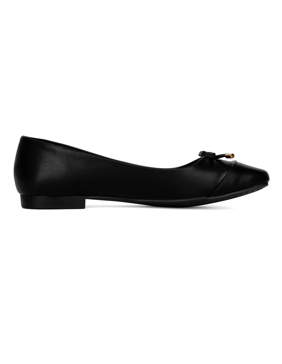 Balerina Rbbasic de piel para mujer
