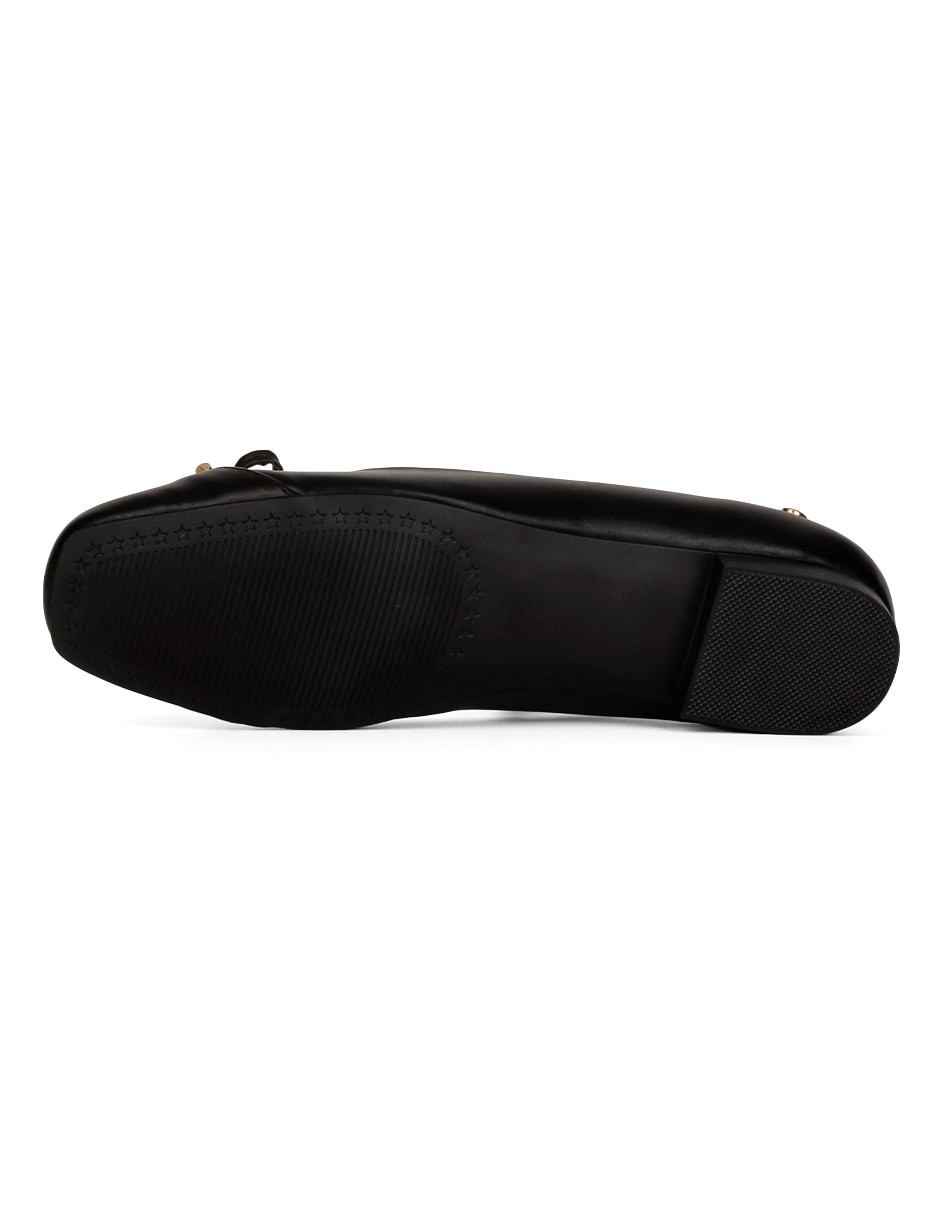 Balerina Rbbasic de piel para mujer