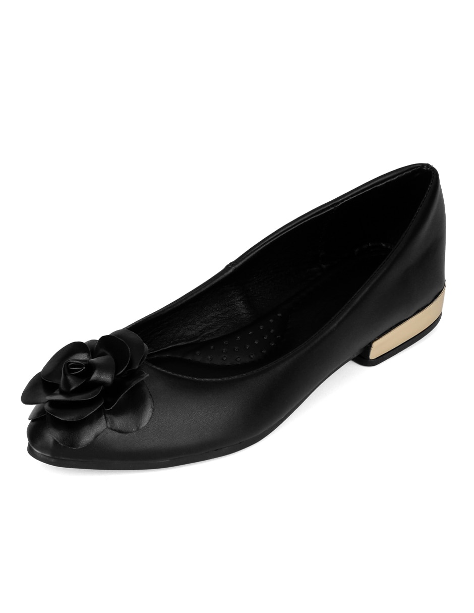 Balerina Rbbasics de piel para mujer