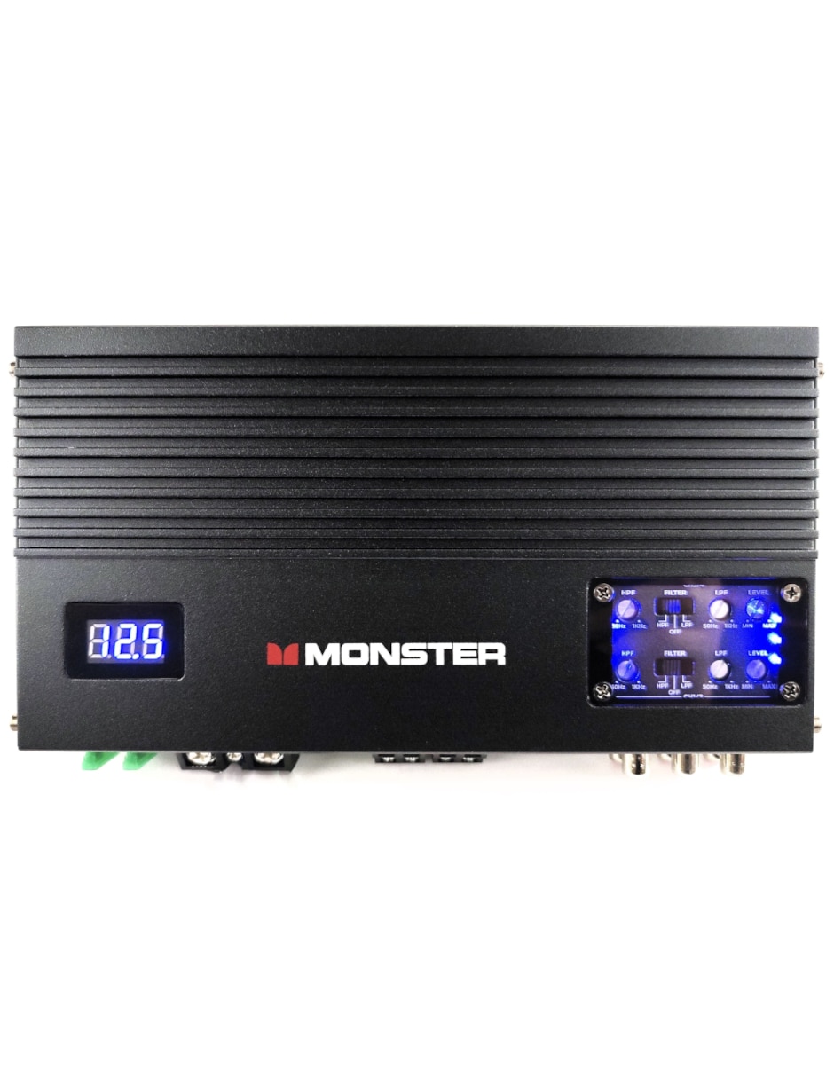 Amplificador para auto monster aac100.4 de 12 vdc