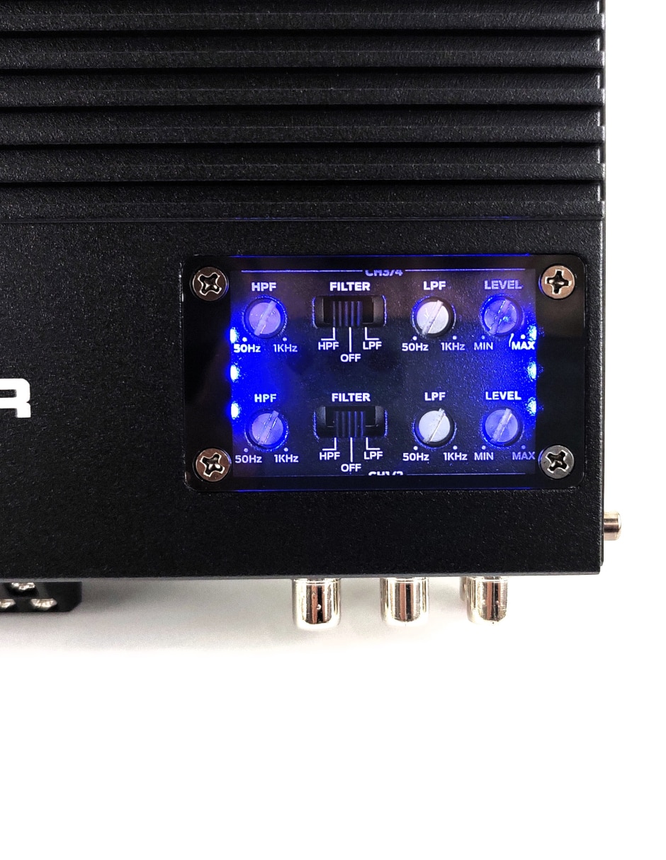 Amplificador para auto monster aac100.4 de 12 vdc