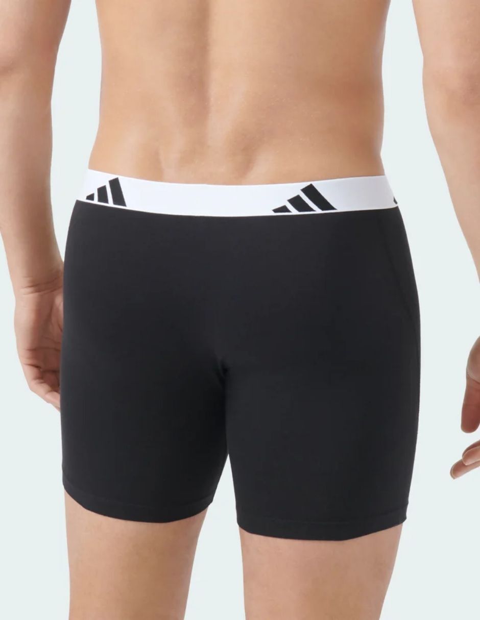 Bóxer adidas de algodón y spandex para hombre 3 piezas