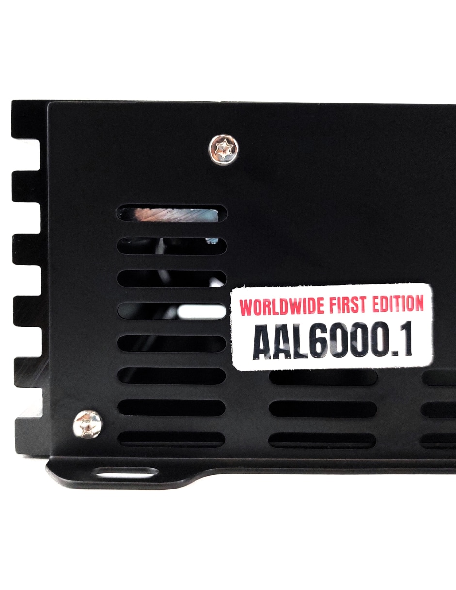 Amplificador para auto monster aal6000.1 de 12 vdc