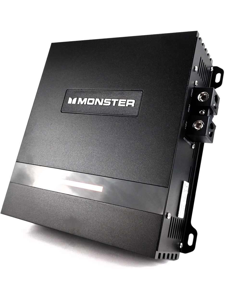Amplificador para auto monster aal6000.1 de 12 vdc