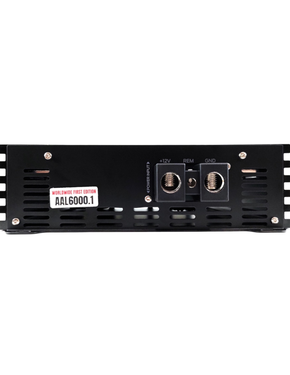 Amplificador para auto monster aal6000.1 de 12 vdc