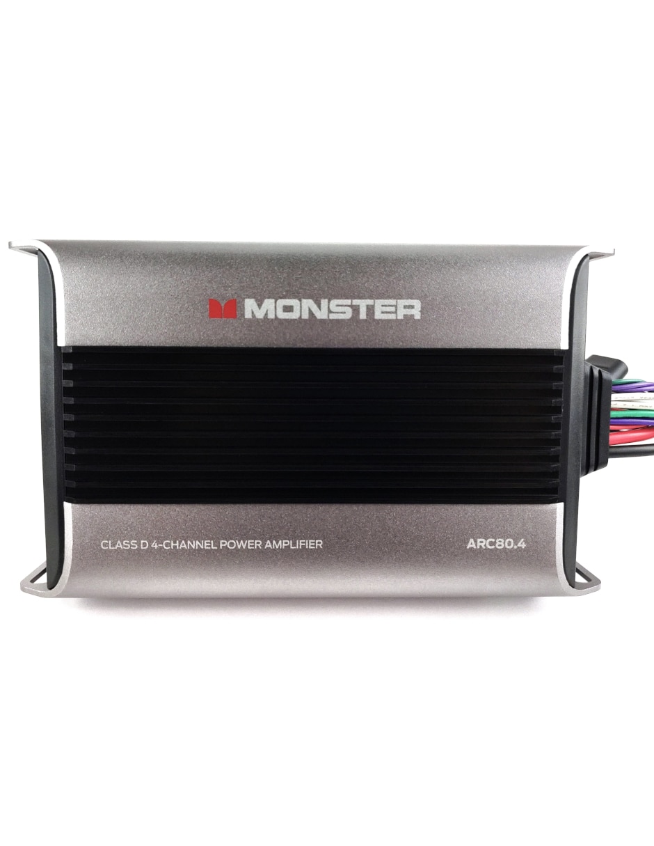 Amplificador para auto arc80.4 de 12 vdc 6
