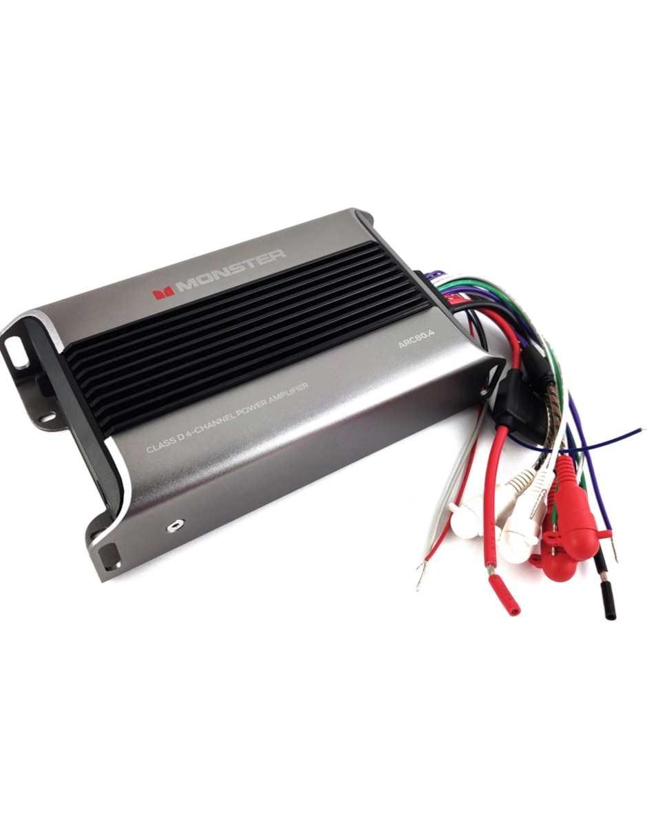Amplificador para auto arc80.4 de 12 vdc