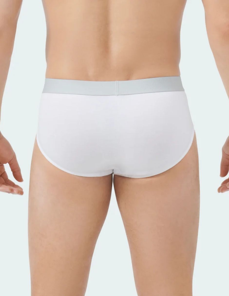 Bóxer brief adidas de algodón y spandex para hombre 3 piezas