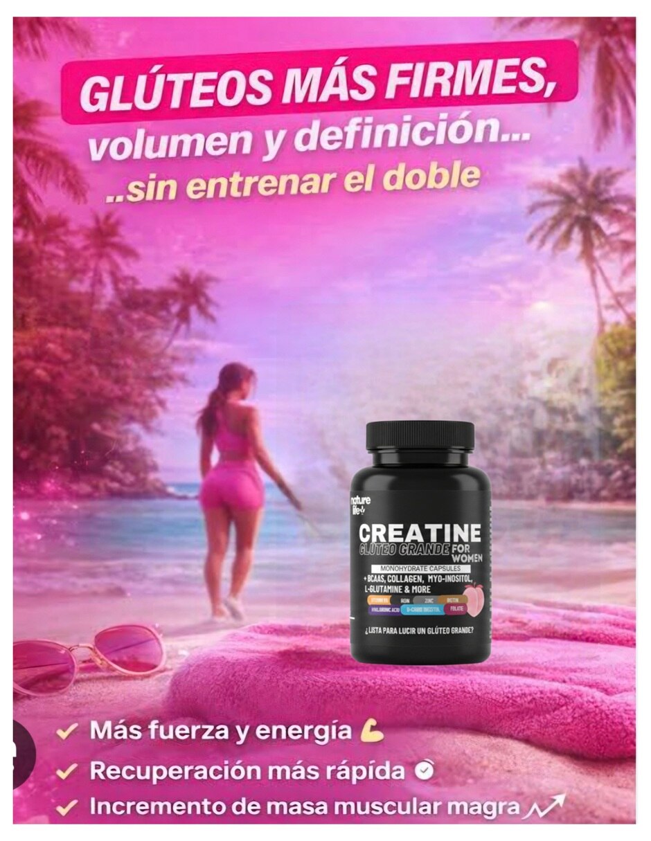 Kit Creatina Gluteo + Peptonas con multivitaminico 2