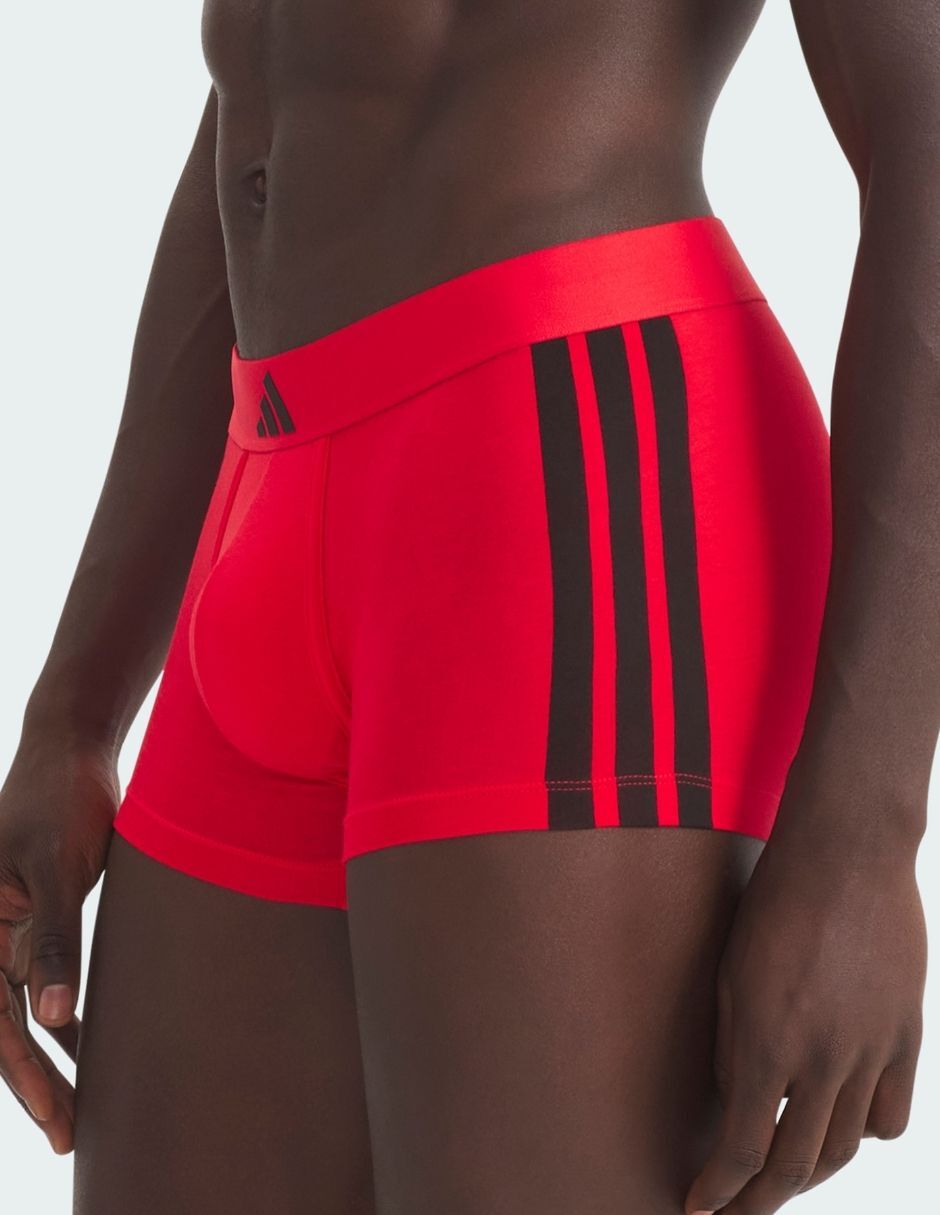 Bóxer trunk adidas de algodón y spandex para hombre 2 piezas