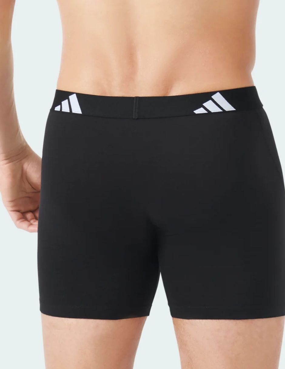 Bóxer adidas de algodón y spandex para hombre 3 piezas