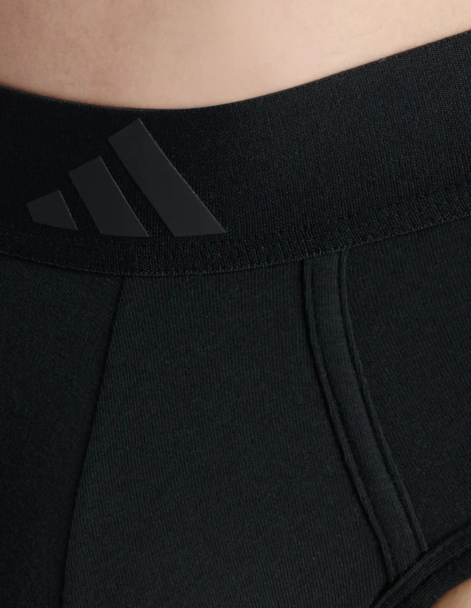 Bóxer brief adidas de algodón y spandex para hombre 2 piezas