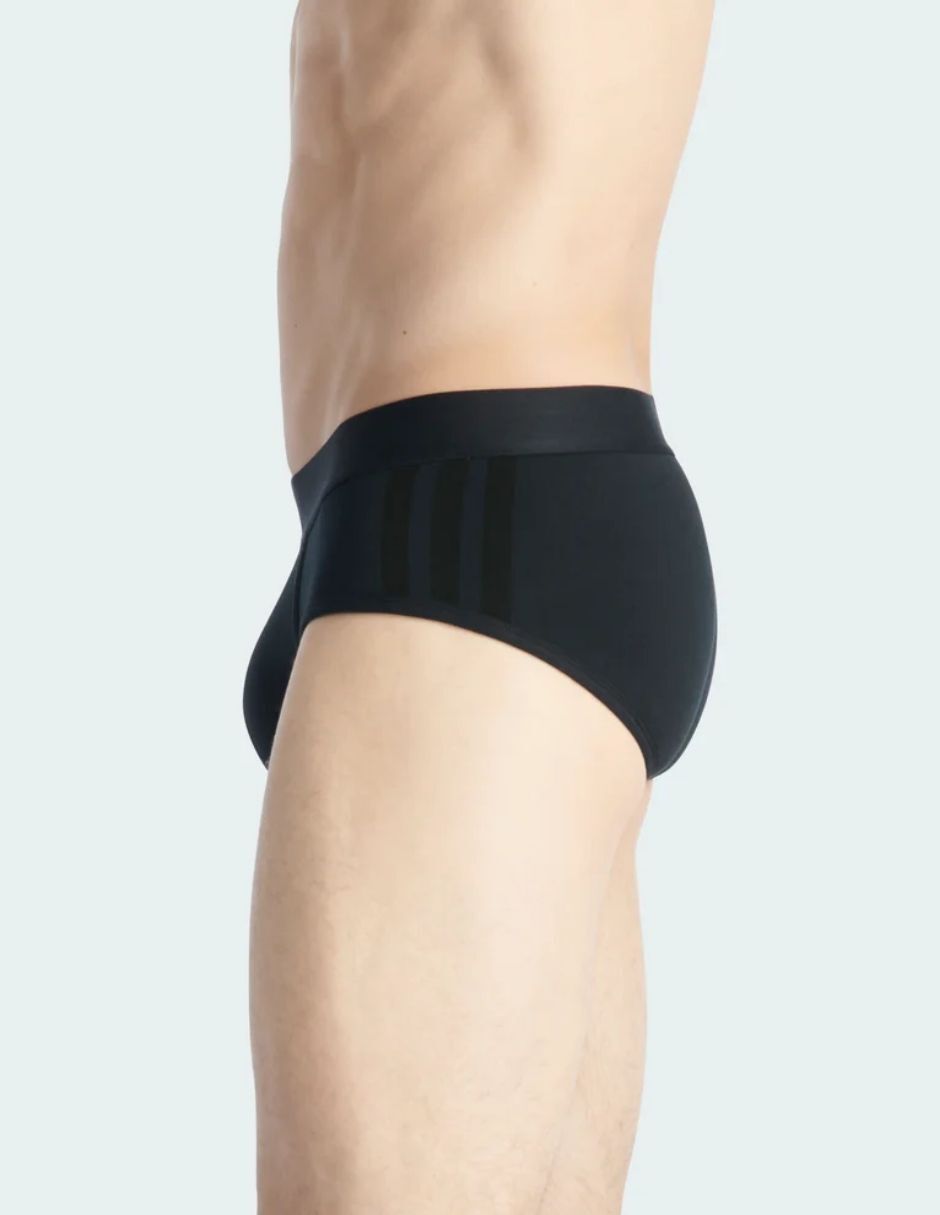 Bóxer brief adidas de algodón y spandex para hombre 2 piezas