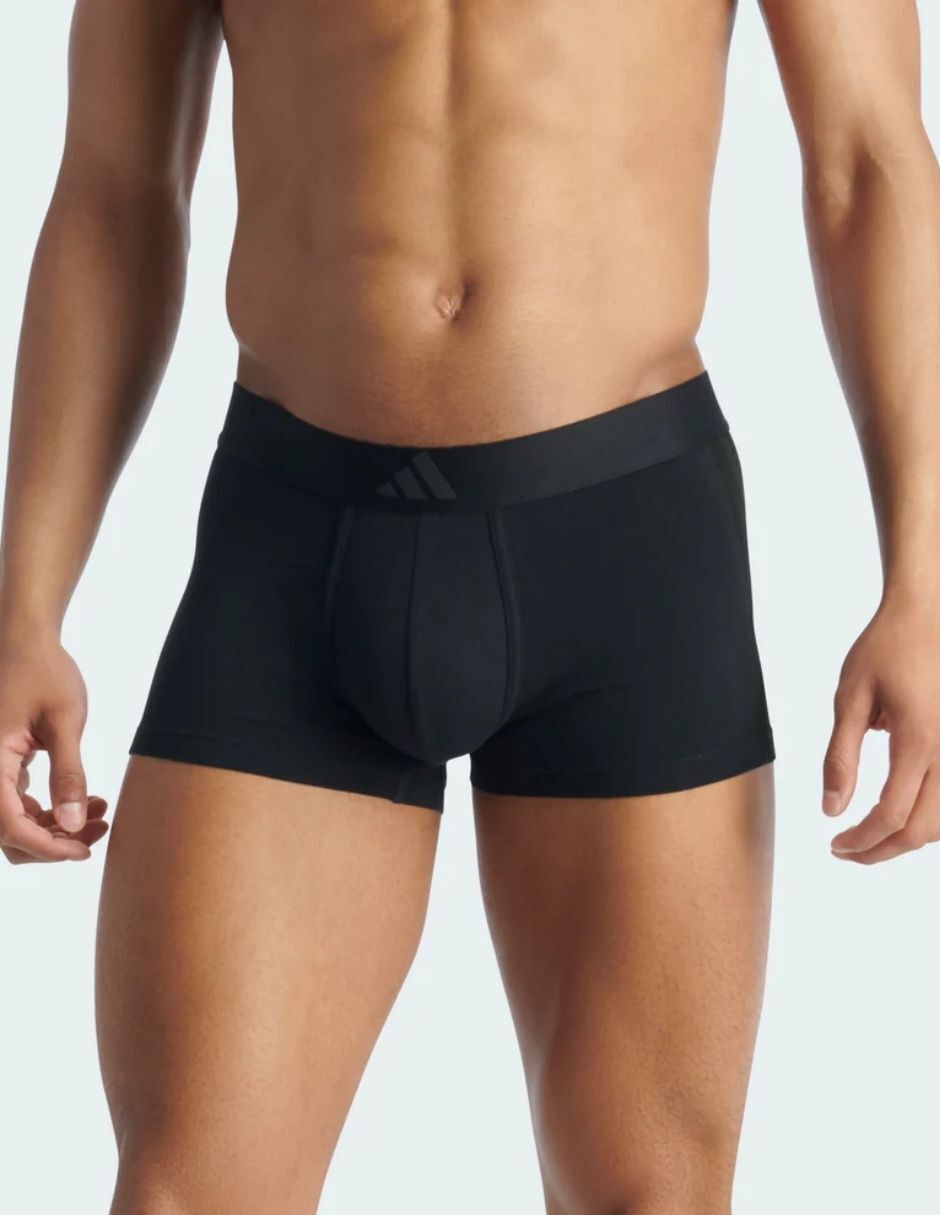 Bóxer trunk adidas de algodón y spandex para hombre 2 piezas
