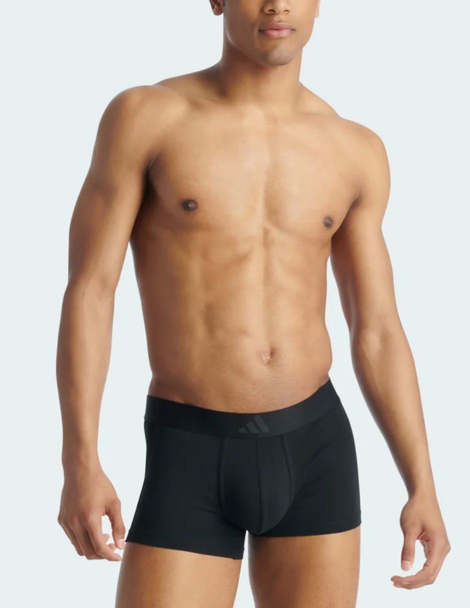 Bóxer trunk adidas de algodón y spandex para hombre 2 piezas
