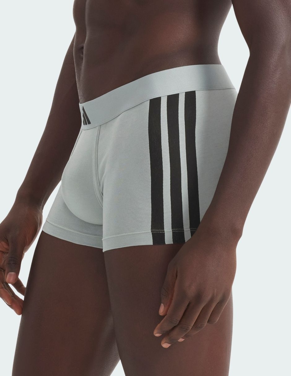Bóxer trunk adidas de algodón y spandex para hombre 2 piezas