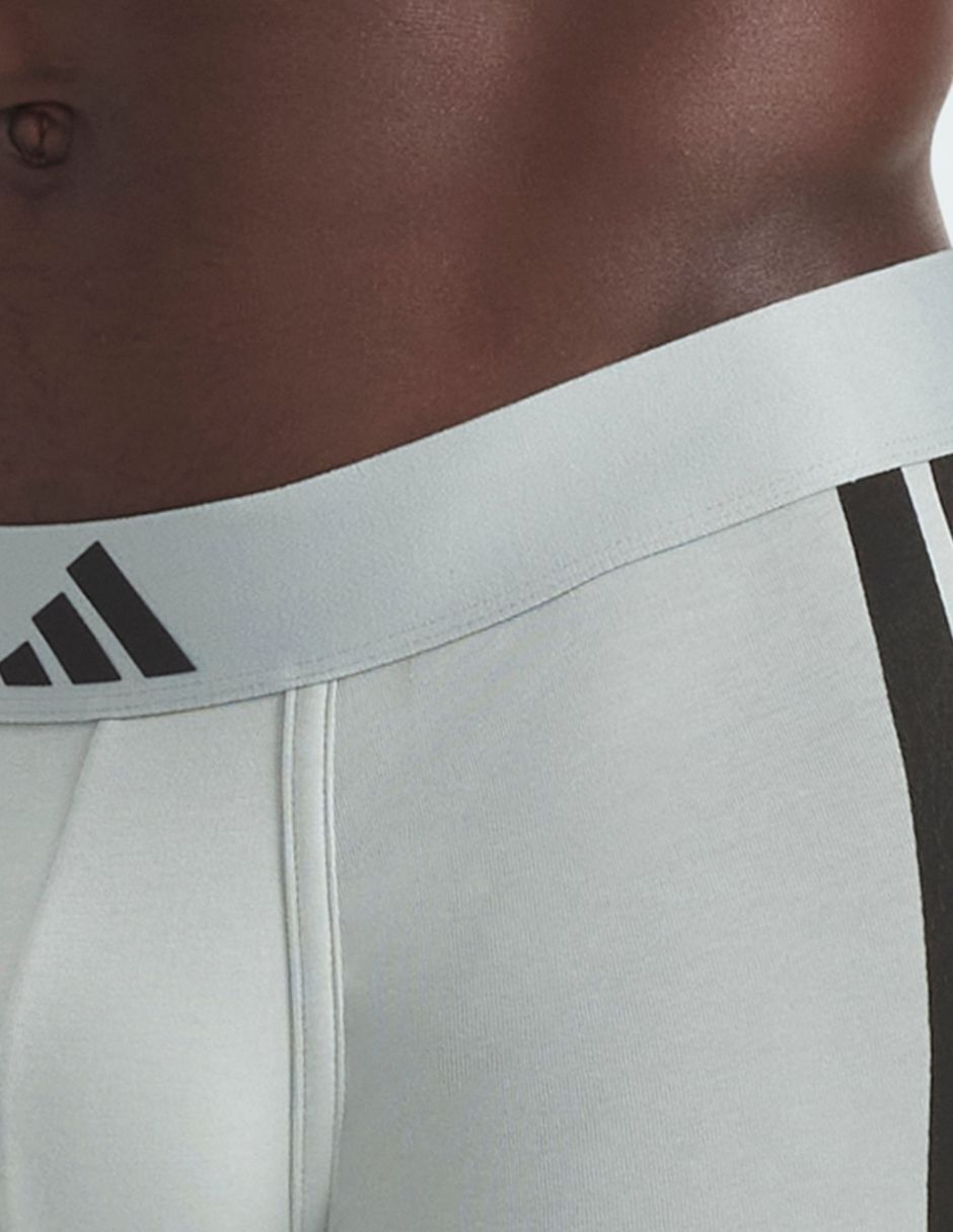 Bóxer trunk adidas de algodón y spandex para hombre 2 piezas
