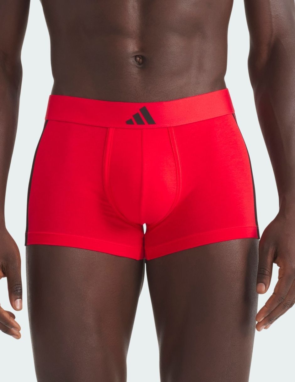 Bóxer trunk adidas de algodón y spandex para hombre 2 piezas