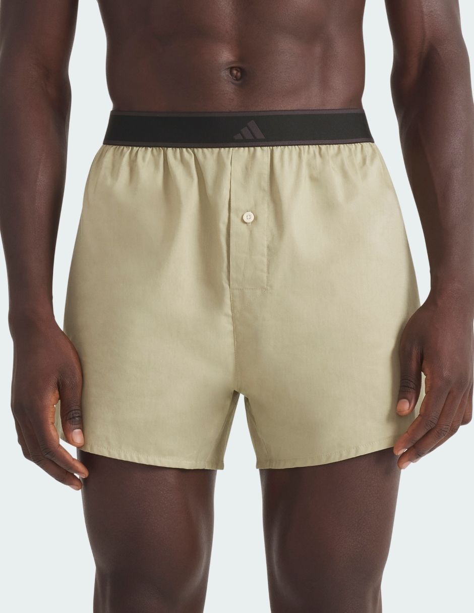 Bóxer adidas de algodón y spandex para hombre 2 piezas