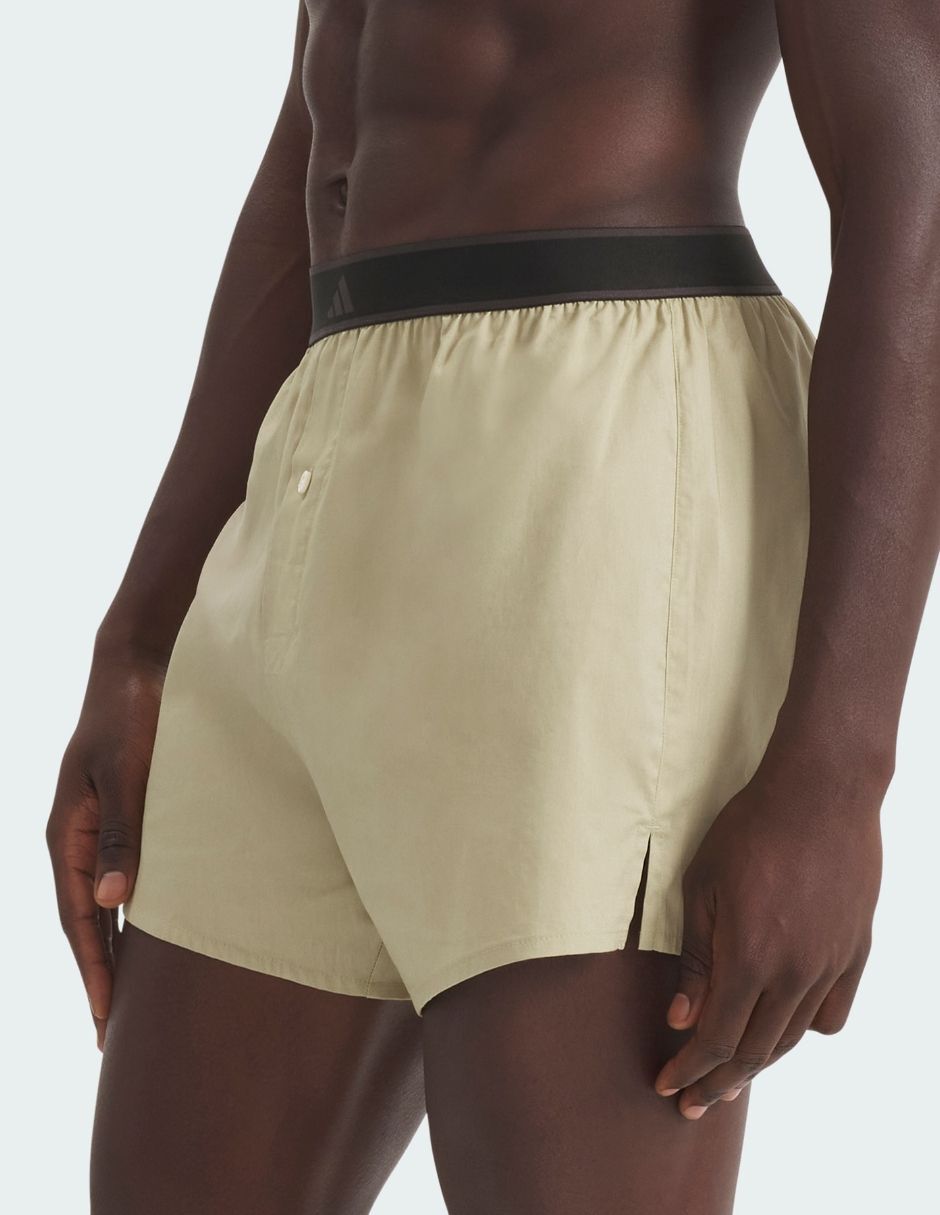 Bóxer adidas de algodón y spandex para hombre 2 piezas