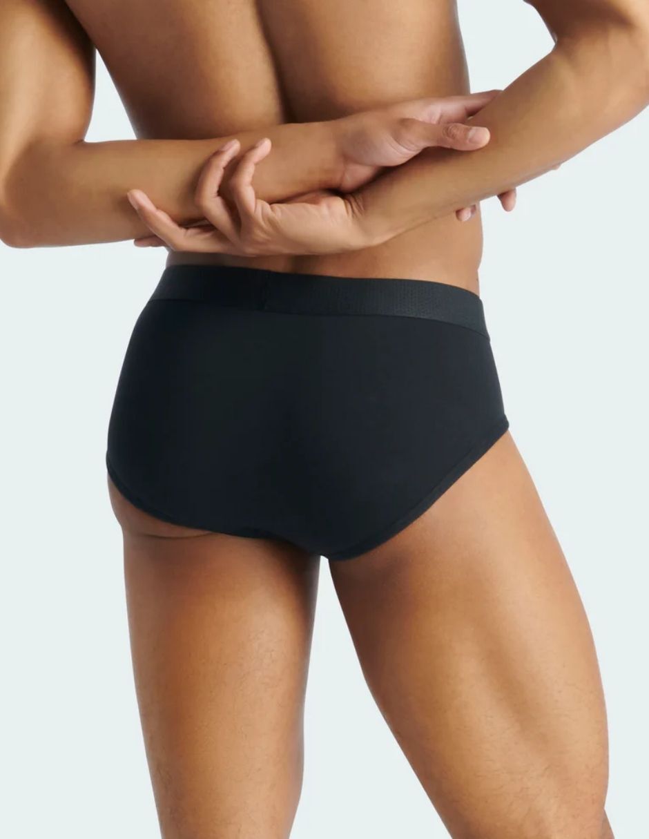 Bóxer brief adidas de algodón y spandex para hombre 3 piezas