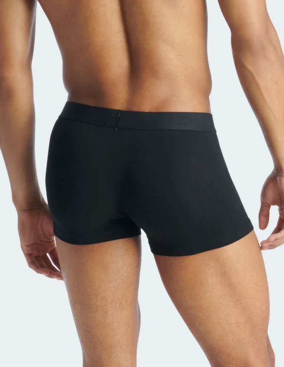 Bóxer trunk adidas de algodón y spandex para hombre 3 piezas