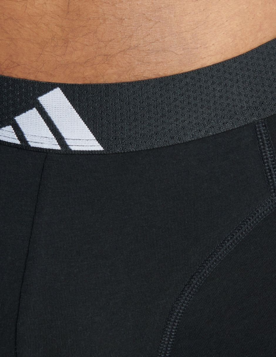 Bóxer trunk adidas de algodón y spandex para hombre 3 piezas