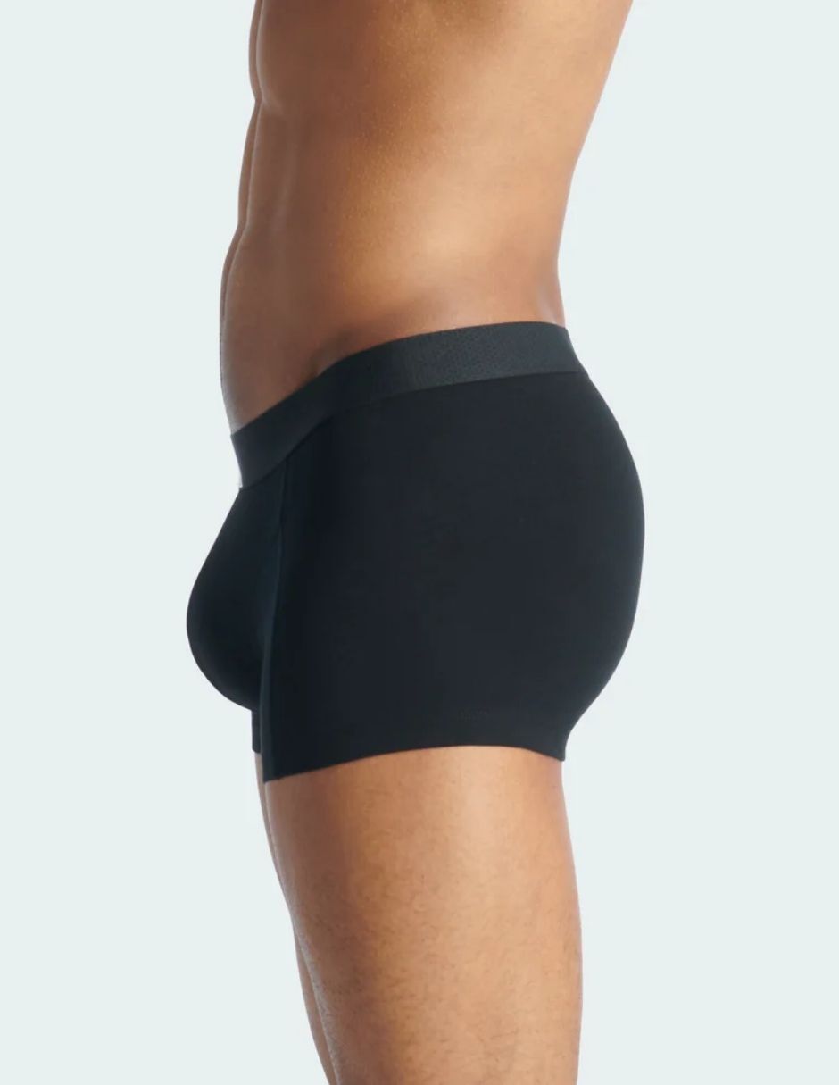 Bóxer trunk adidas de algodón y spandex para hombre 3 piezas