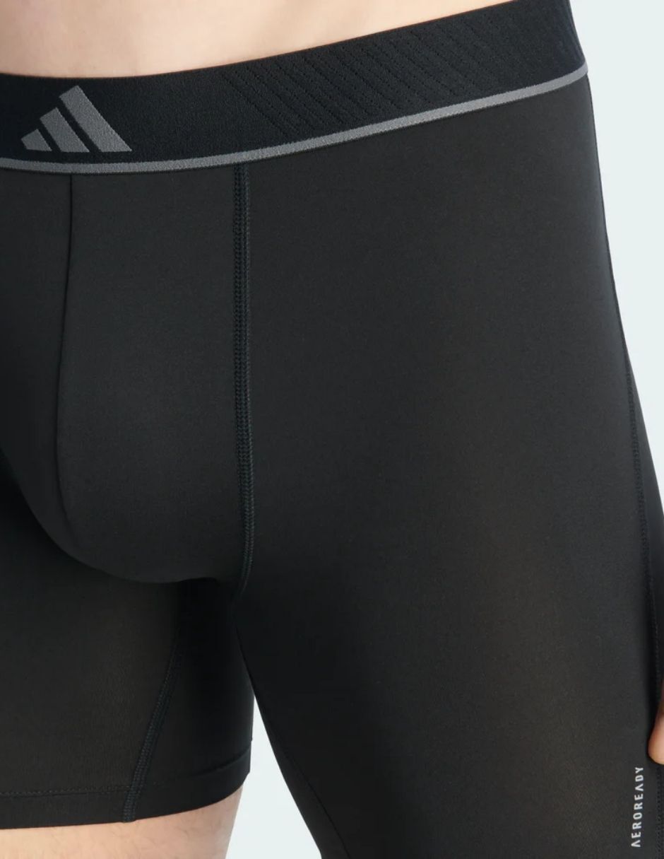 Bóxer adidas de algodón y spandex para hombre 3 piezas