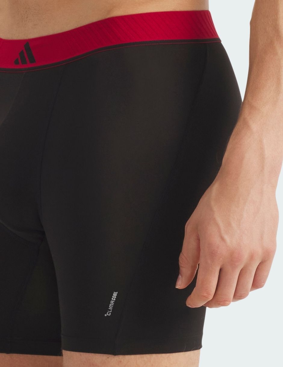 Bóxer adidas de algodón y spandex para hombre 3 piezas