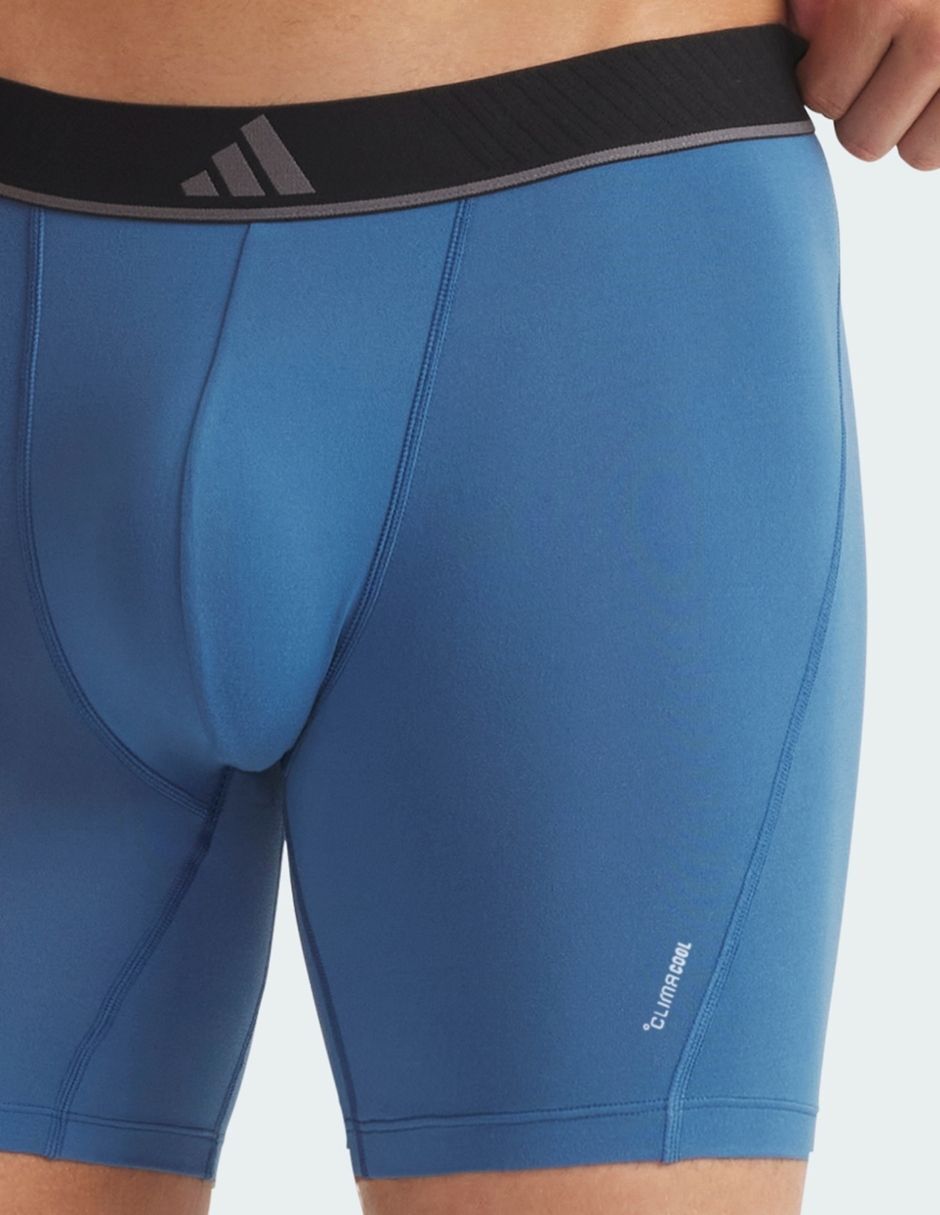 Bóxer adidas de algodón y spandex para hombre 3 piezas