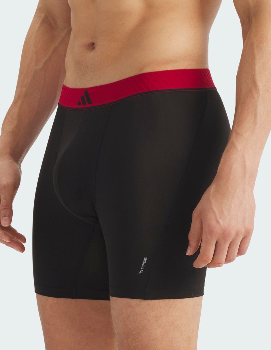 Bóxer adidas de algodón y spandex para hombre 3 piezas
