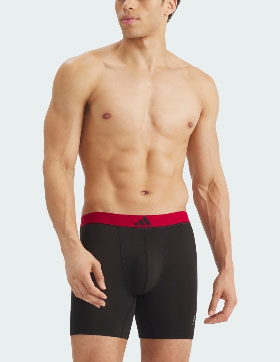 Bóxer adidas de algodón y spandex para hombre 3 piezas