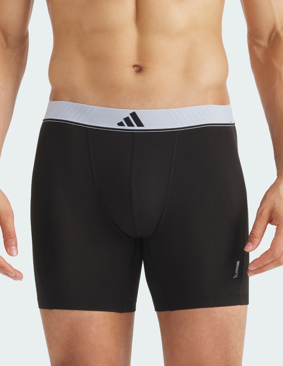 Bóxer adidas de algodón y spandex para hombre 3 piezas