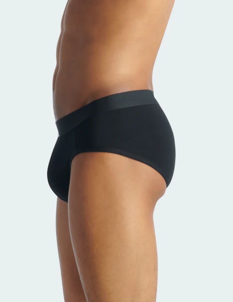 Bóxer brief adidas de algodón y spandex para hombre 3 piezas