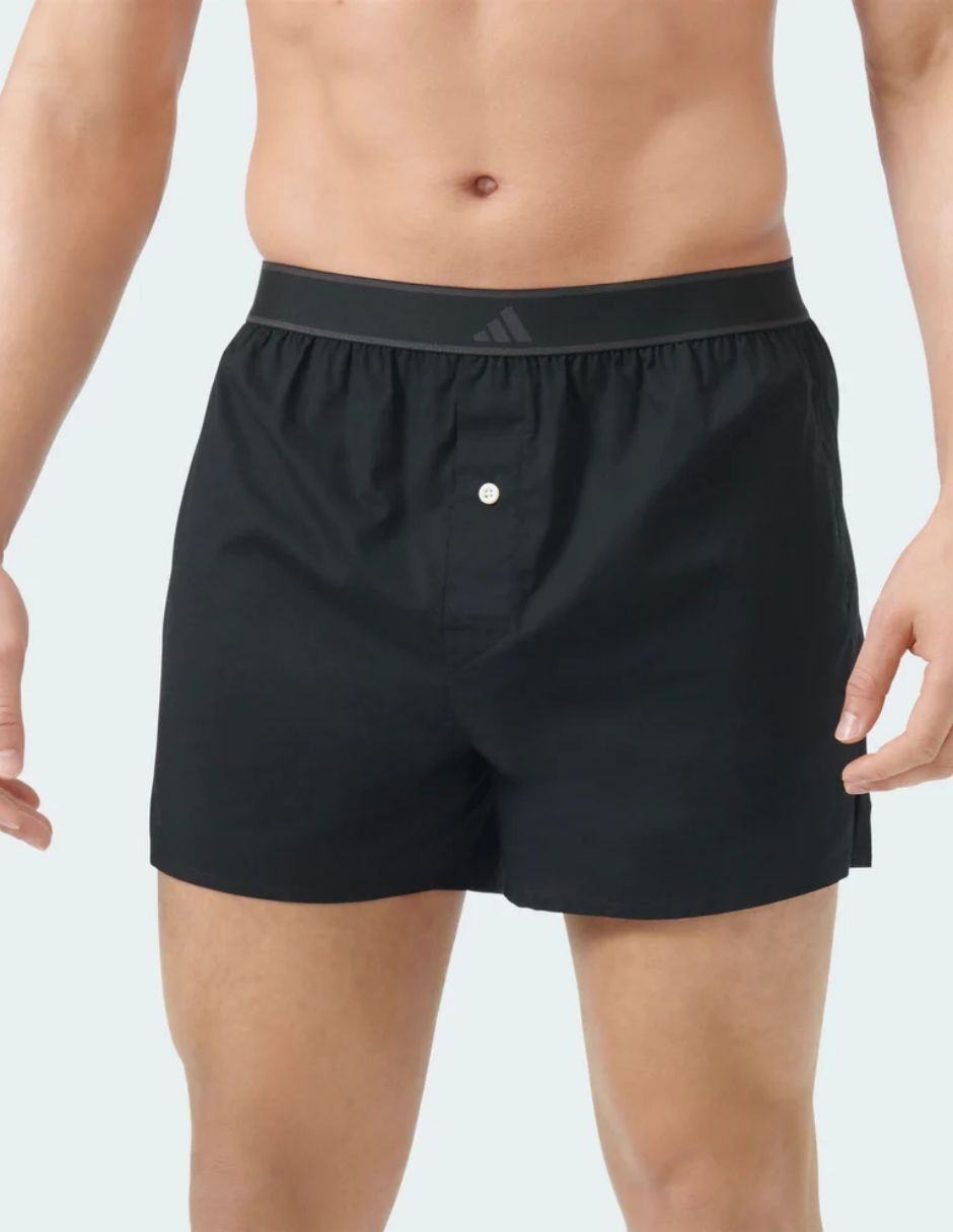 Bóxer adidas de algodón y spandex para hombre 2 piezas