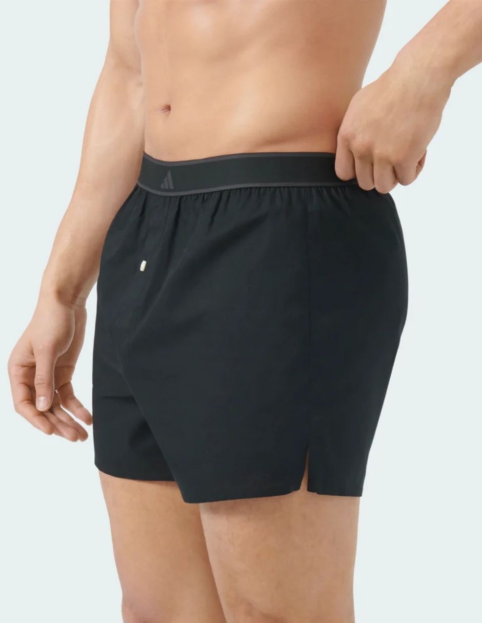 Bóxer adidas de algodón y spandex para hombre 2 piezas