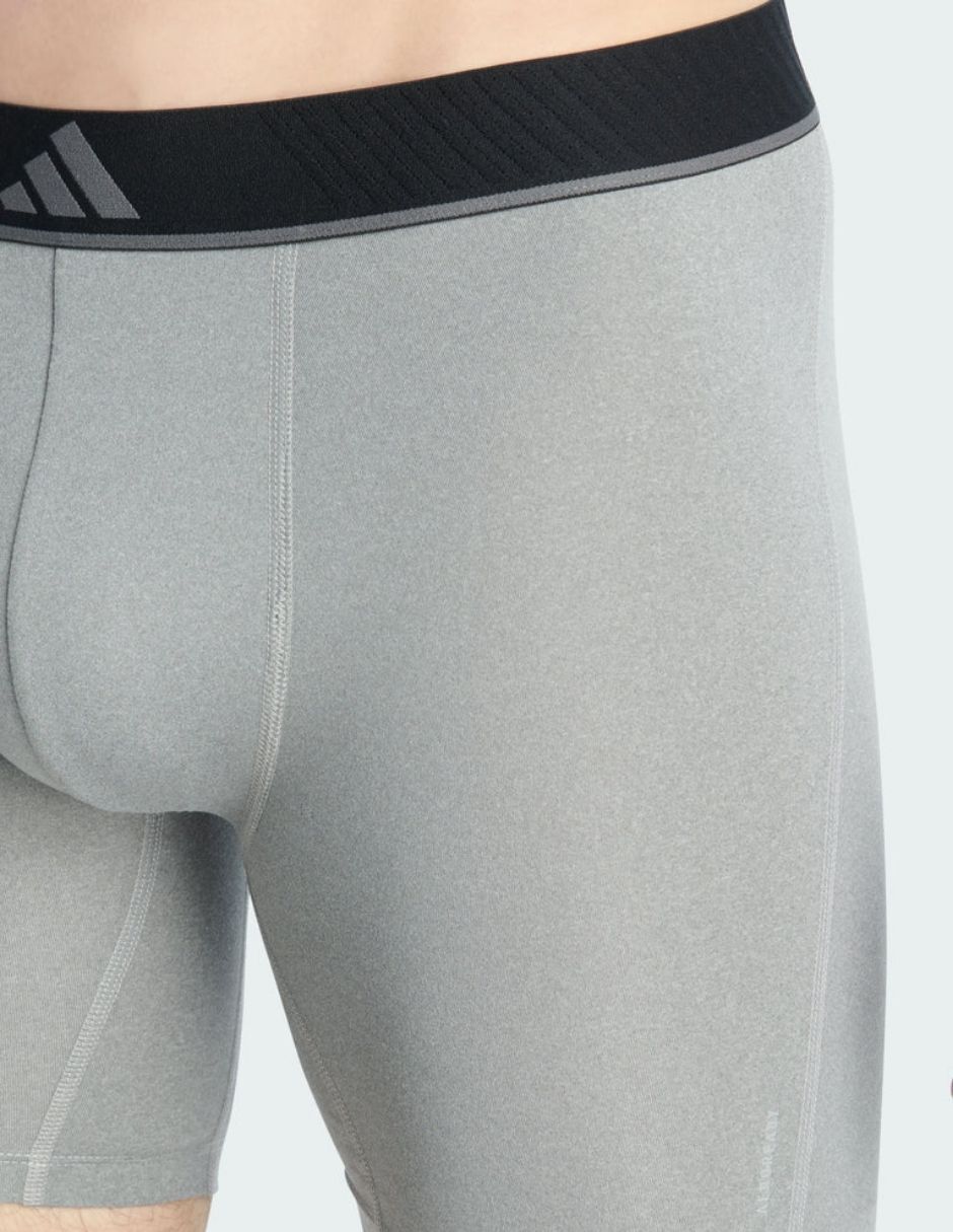 Bóxer adidas de algodón y spandex para hombre 3 piezas