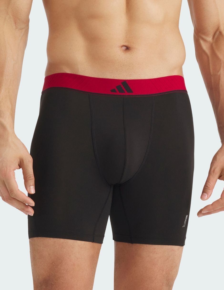 Bóxer adidas de algodón y spandex para hombre 3 piezas