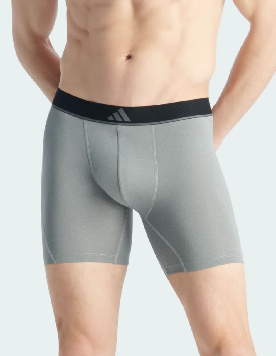 Bóxer adidas de algodón y spandex para hombre 3 piezas