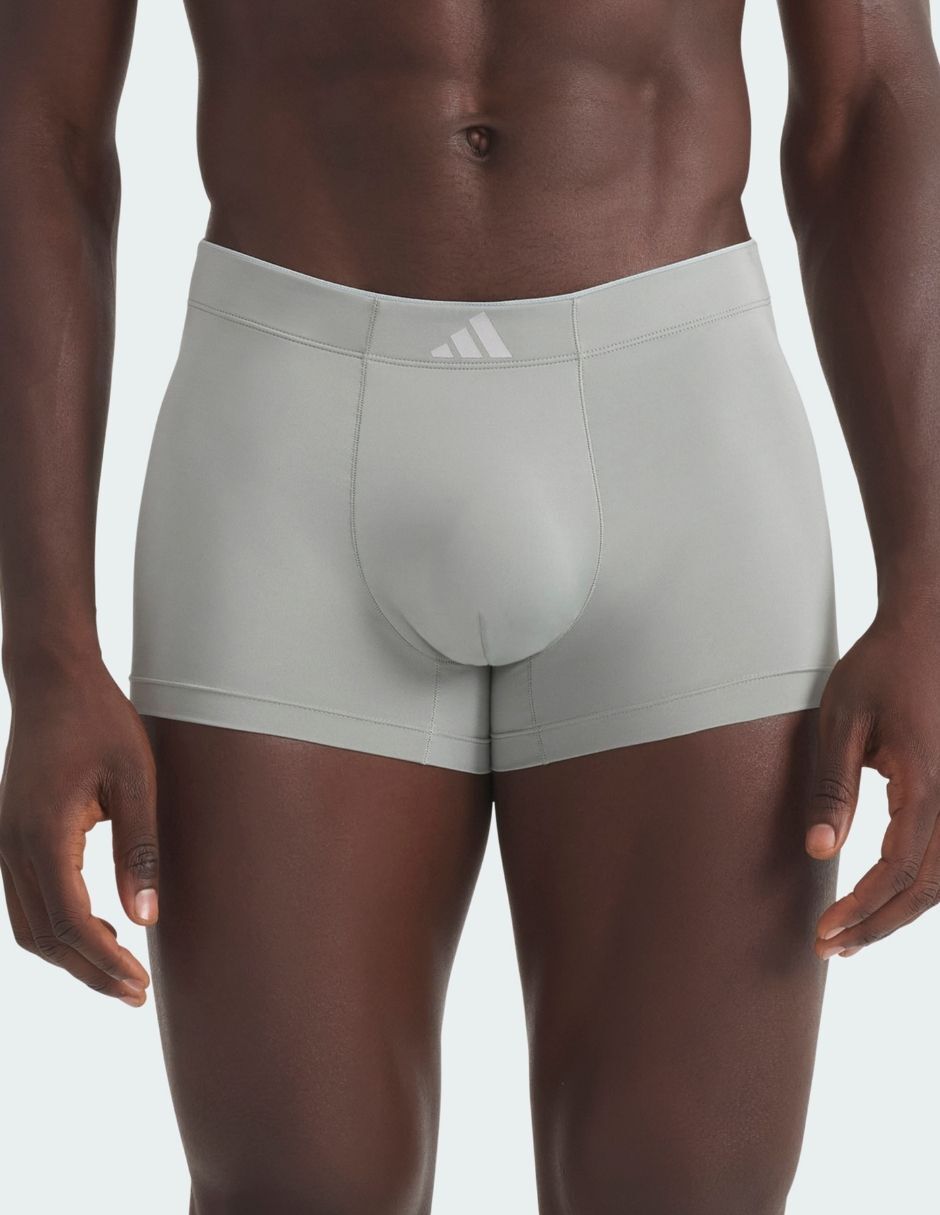 Bóxer trunk adidas de algodón y spandex para hombre 3 piezas