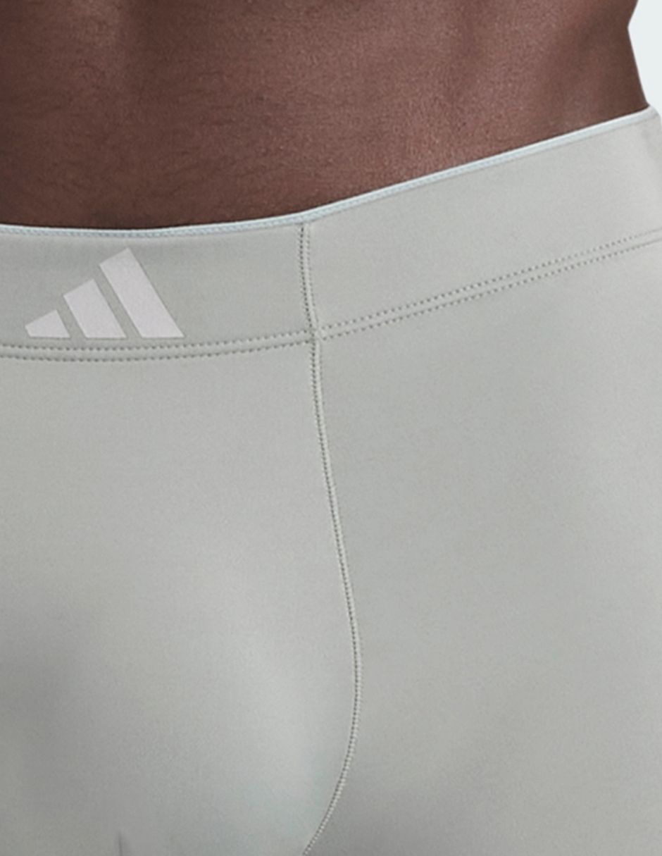Bóxer trunk adidas de algodón y spandex para hombre 3 piezas