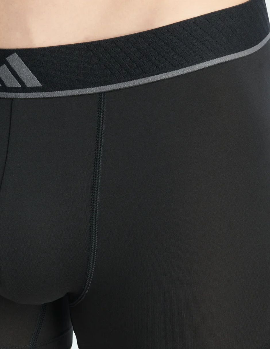 Bóxer trunk adidas de algodón y spandex para hombre 3 piezas