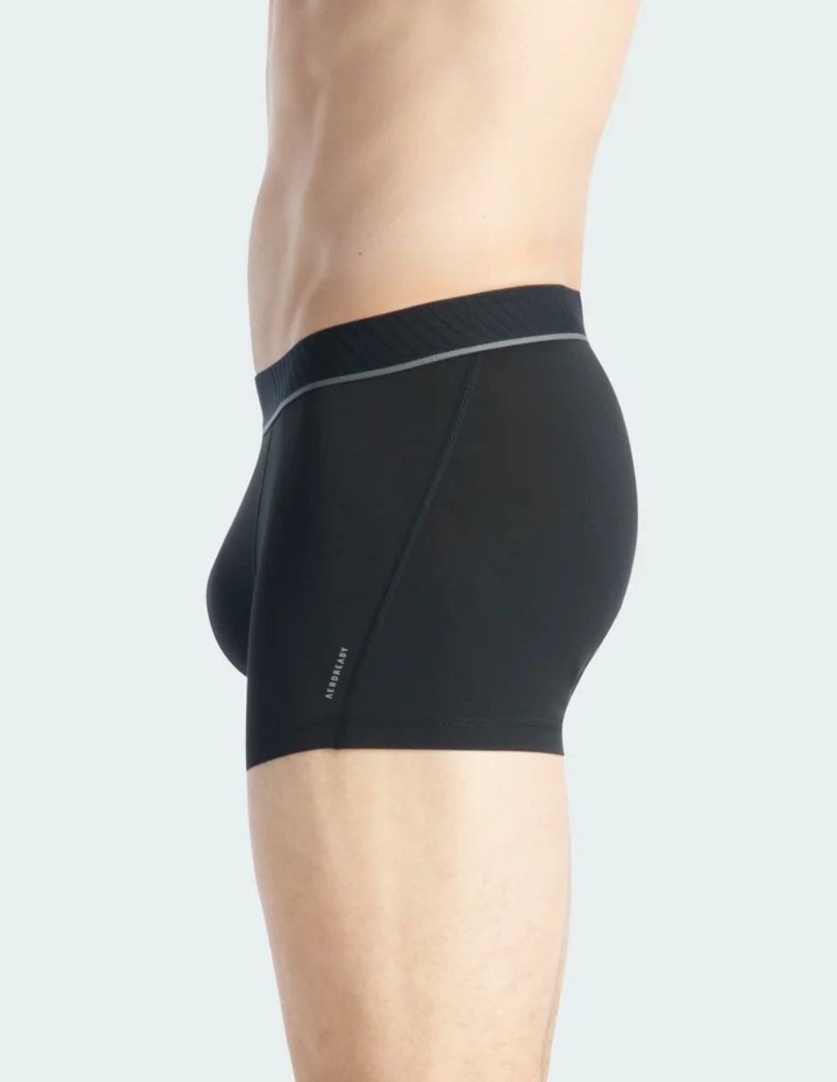Bóxer trunk adidas de algodón y spandex para hombre 3 piezas